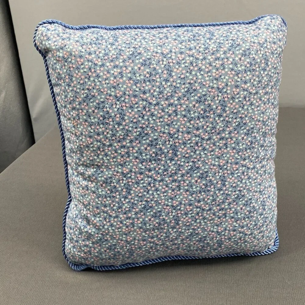 VTG Tooth Fairy Pillow Handmade Bunny Rabbit Needlepoint w Pattern Magazine OOAK